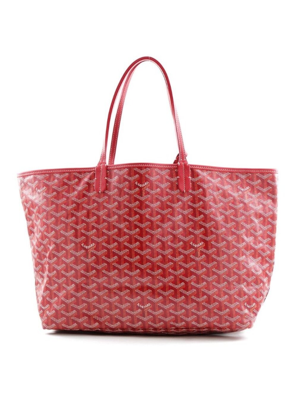 Goyard Tote Bag Saint Louis PM Leather Herringbone